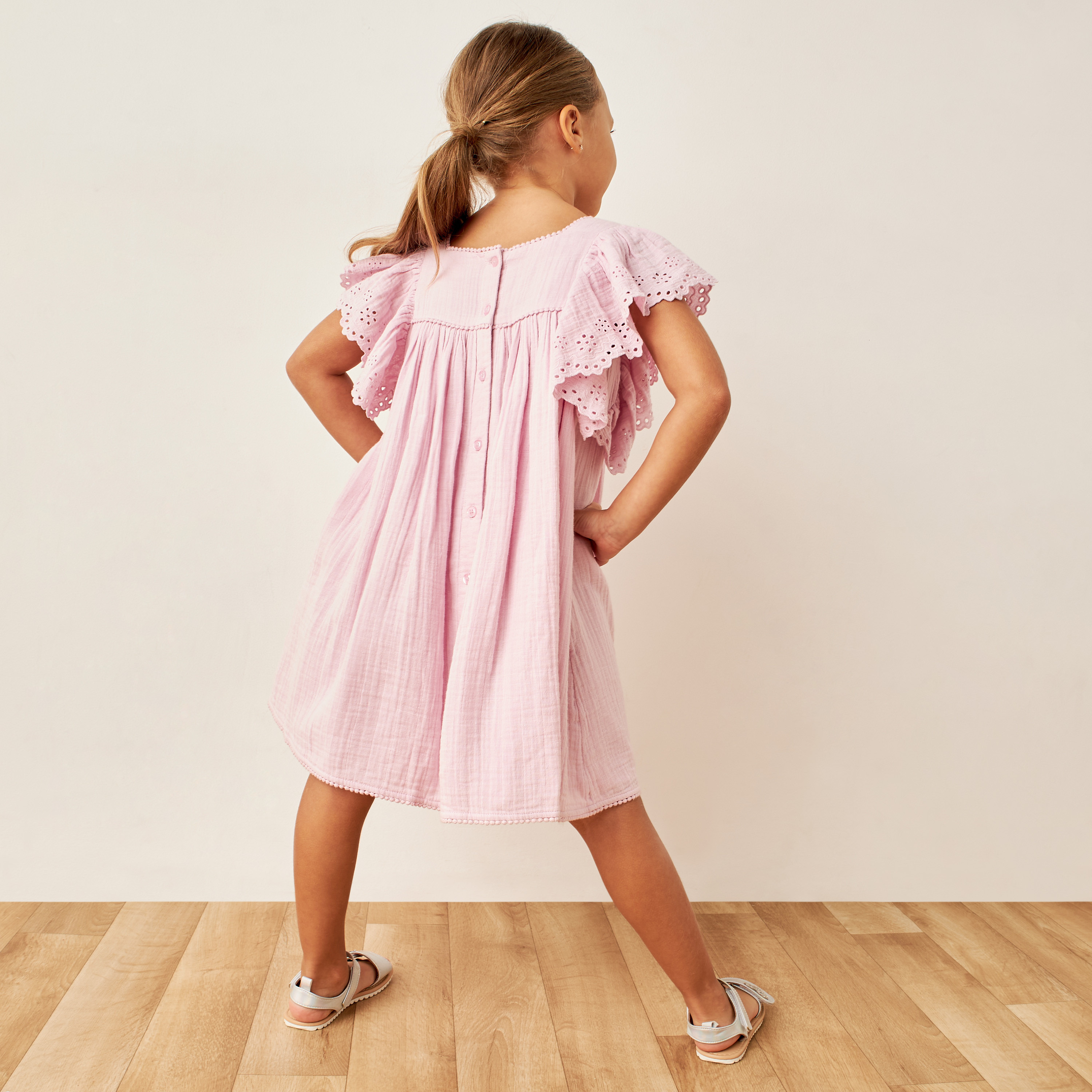 فستان مطرّز بأكمام واسعة من إليجو-girls-clothing-dressesandjumpsuits-image-4