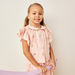 Eligo Floral Embroidered Peter Pan Collar Top with A-line Skirt Set-Clothes Sets-thumbnailMobile-1