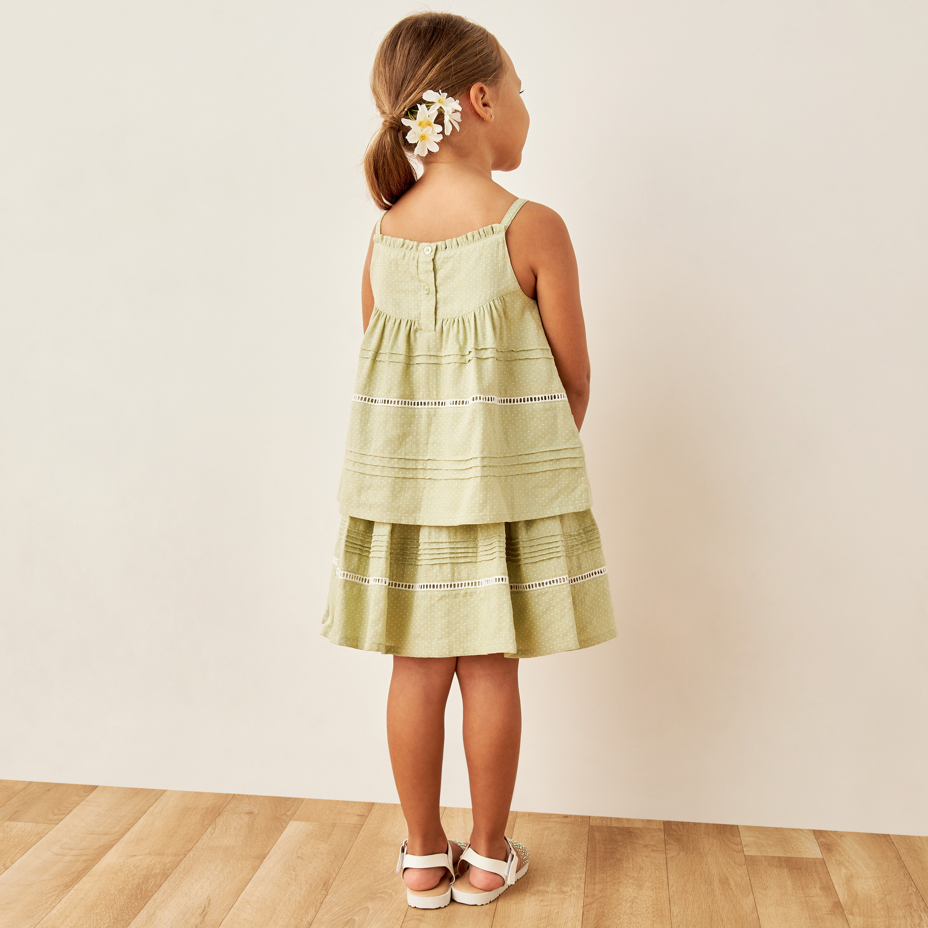 Eligo Floral Embroidered Strap Sleeves Top and Elasticated A-line Skirt Set-baby-girls-clothing-setsandcoords-image-6