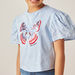 Lee Cooper Embellished T-shirt with Schiffli Detail Puff Sleeves-T Shirts-thumbnailMobile-4