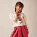 Juniors Graphic Print T-shirt and Box Pleats Skirt Set-Clothes Sets-thumbnailMobile-1