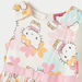 Sanrio All-Over Hello Kitty Print Sleeveless A-line Dress-Dresses%2C Gowns and Frocks-thumbnailMobile-1