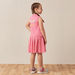 Sanrio Hello Kitty Print Sleeveless Dress with Polo Neck and Zip Closure-Dresses%2C Gowns and Frocks-thumbnail-3