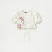 Sanrio Hello Kitty Print T-shirt and Denim Shorts Set-Clothes Sets-thumbnailMobile-1