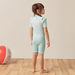 Disney Ariel Print Swimsuit with Short Sleeves and Ruffle Detail-Swimwear-thumbnail-3