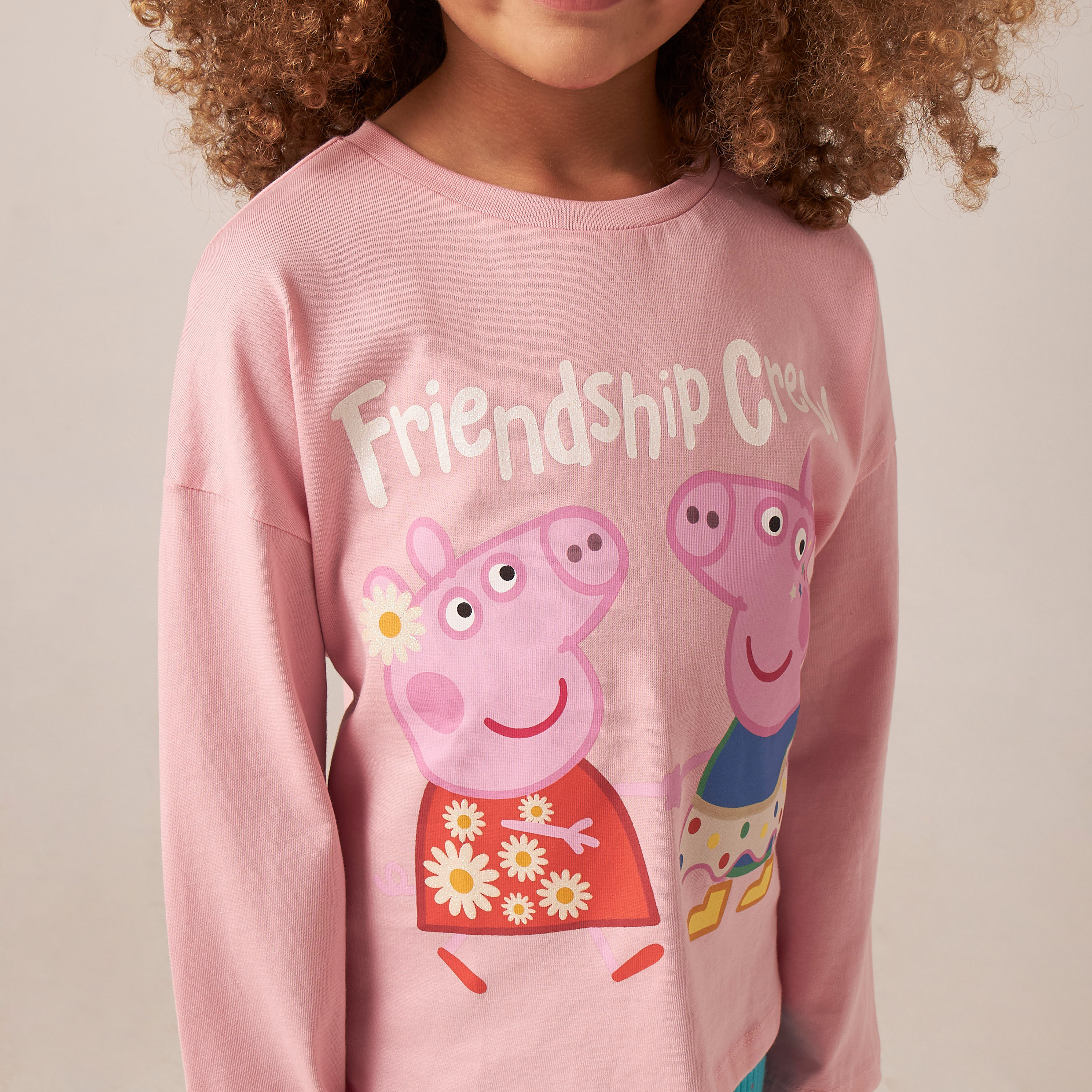تيشيرت بأكمام طويلة وطبعات جرافيك من هاسبرو-girls-clothing-tshirts-image-3