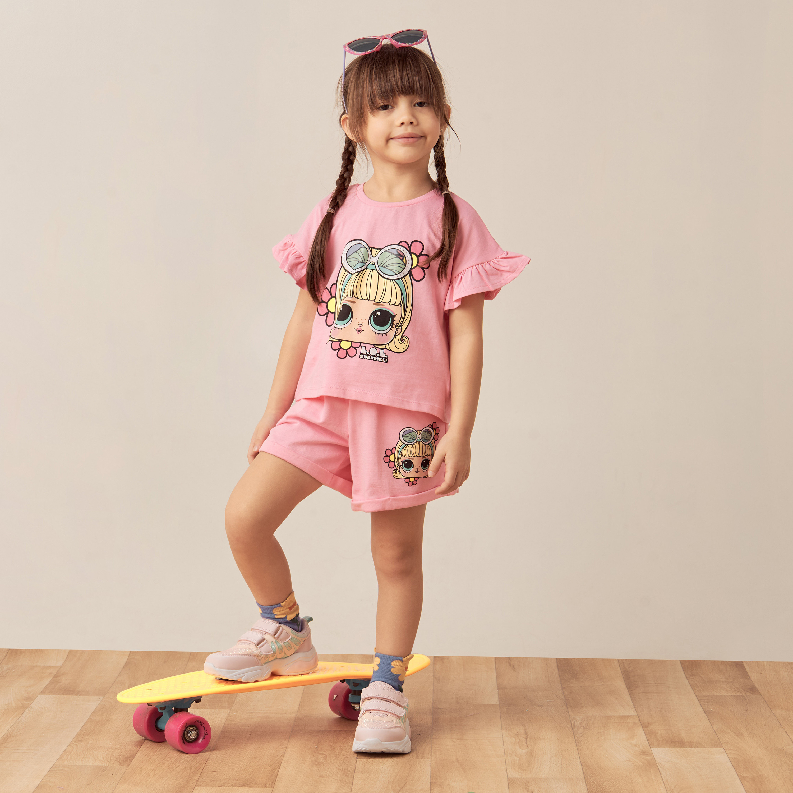 MGA L.O.L. Surprise Print T shirt and Shorts Set