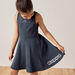 Kappa Logo Print Sleeveless Dress-Dresses%2C Gowns and Frocks-thumbnailMobile-2