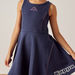 Kappa Logo Print Sleeveless Dress-Dresses%2C Gowns and Frocks-thumbnail-4