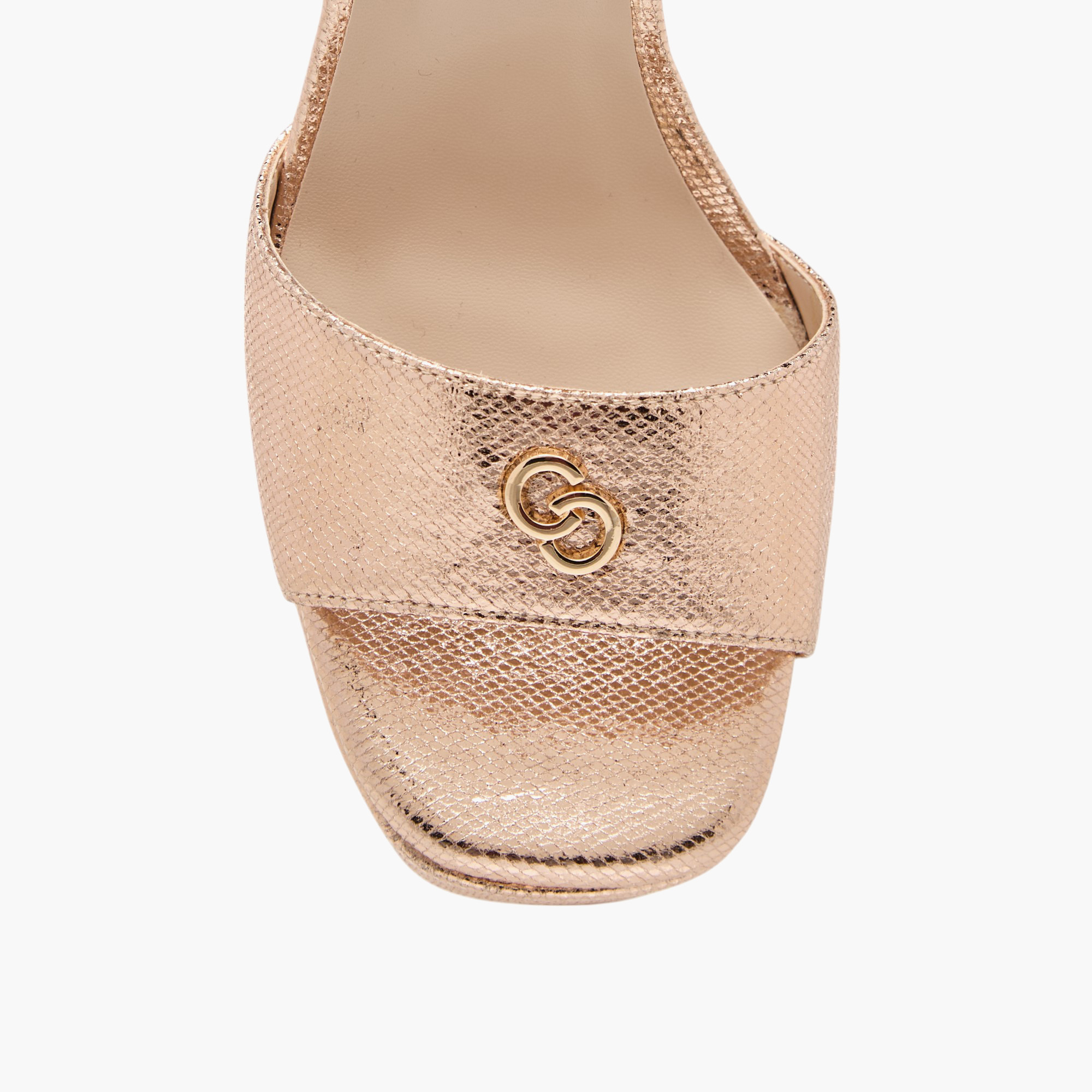 Celeste Women's Textured Strap Sandals with Buckle Closure-women-shoes-sandals-heeled-image-4