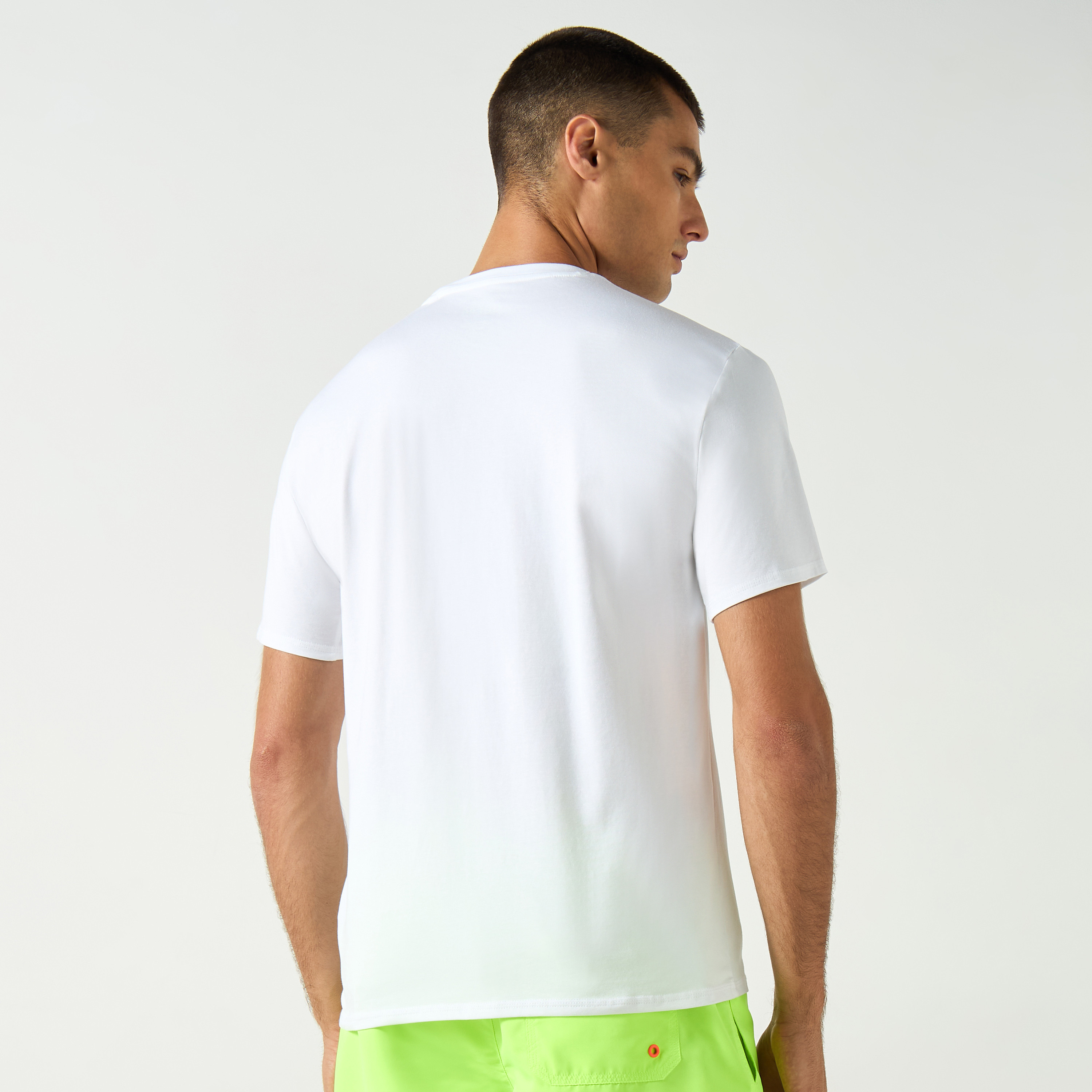 Guess Logo Print Crew Neck T-shirt with Short Sleeves-men-clothing-tshirtsandpolos-tshirts-image-3
