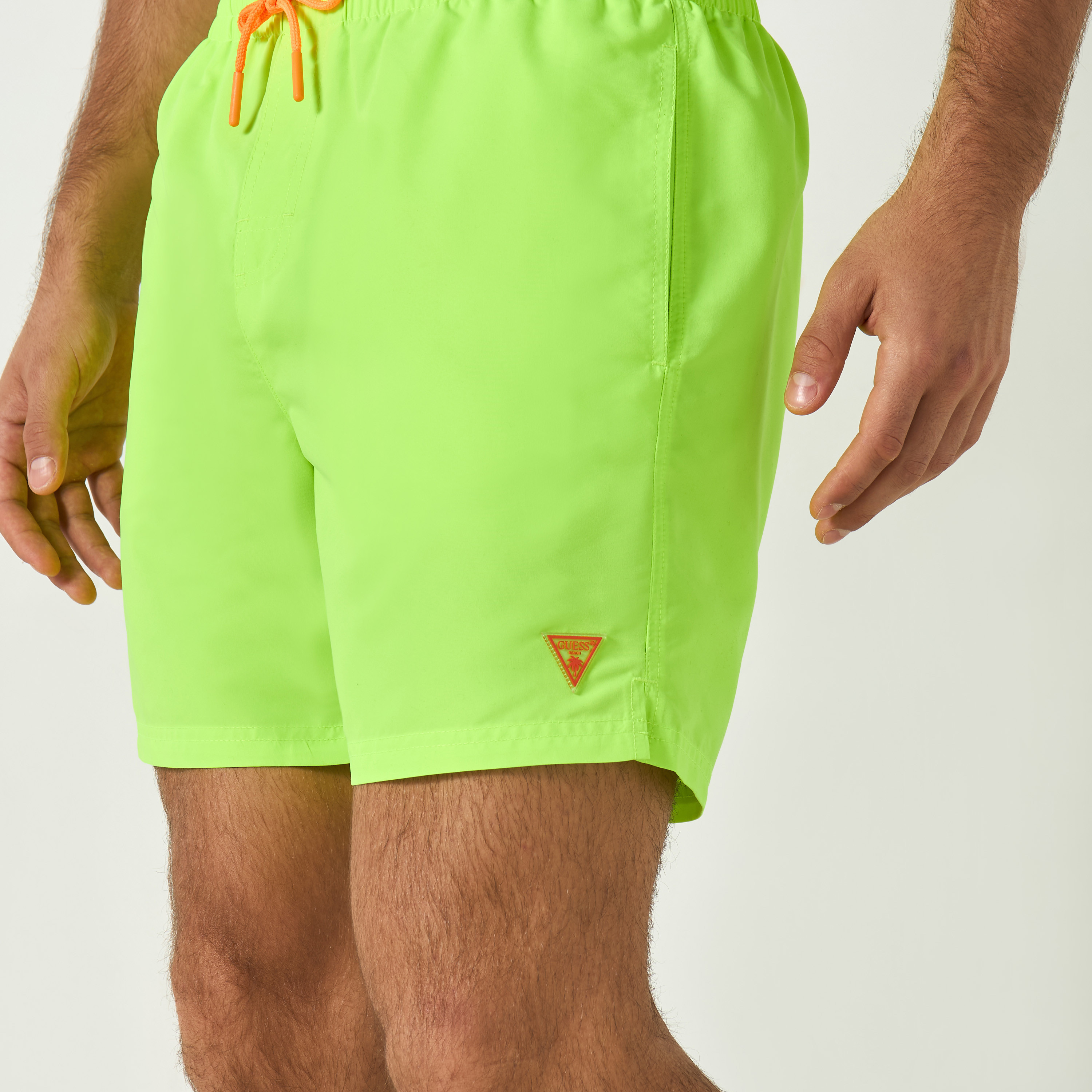 Guess Solid Swim Shorts with Drawstring Closure and Pockets-PROMO_CP_OM_B3GET10PER_20241001-image-5