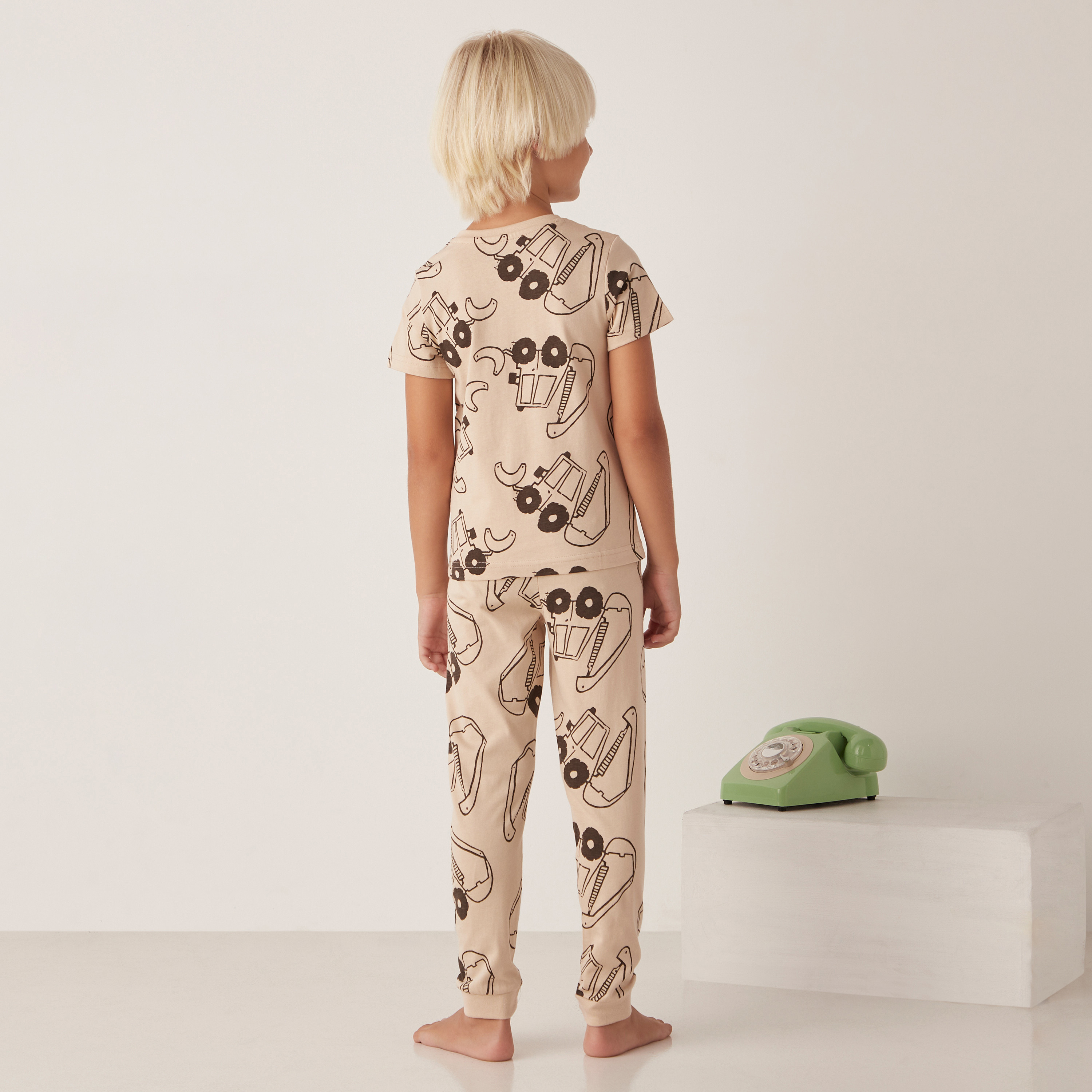 Juniors All-Over Print T-shirt and Pyjama - Set of 3-boys-clothing-nightwear-image-9