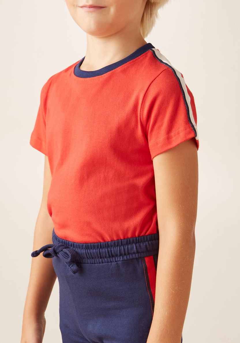 Juniors Short Sleeves T-shirt with Pyjamas - Set of 3-Nightwear-image-2
