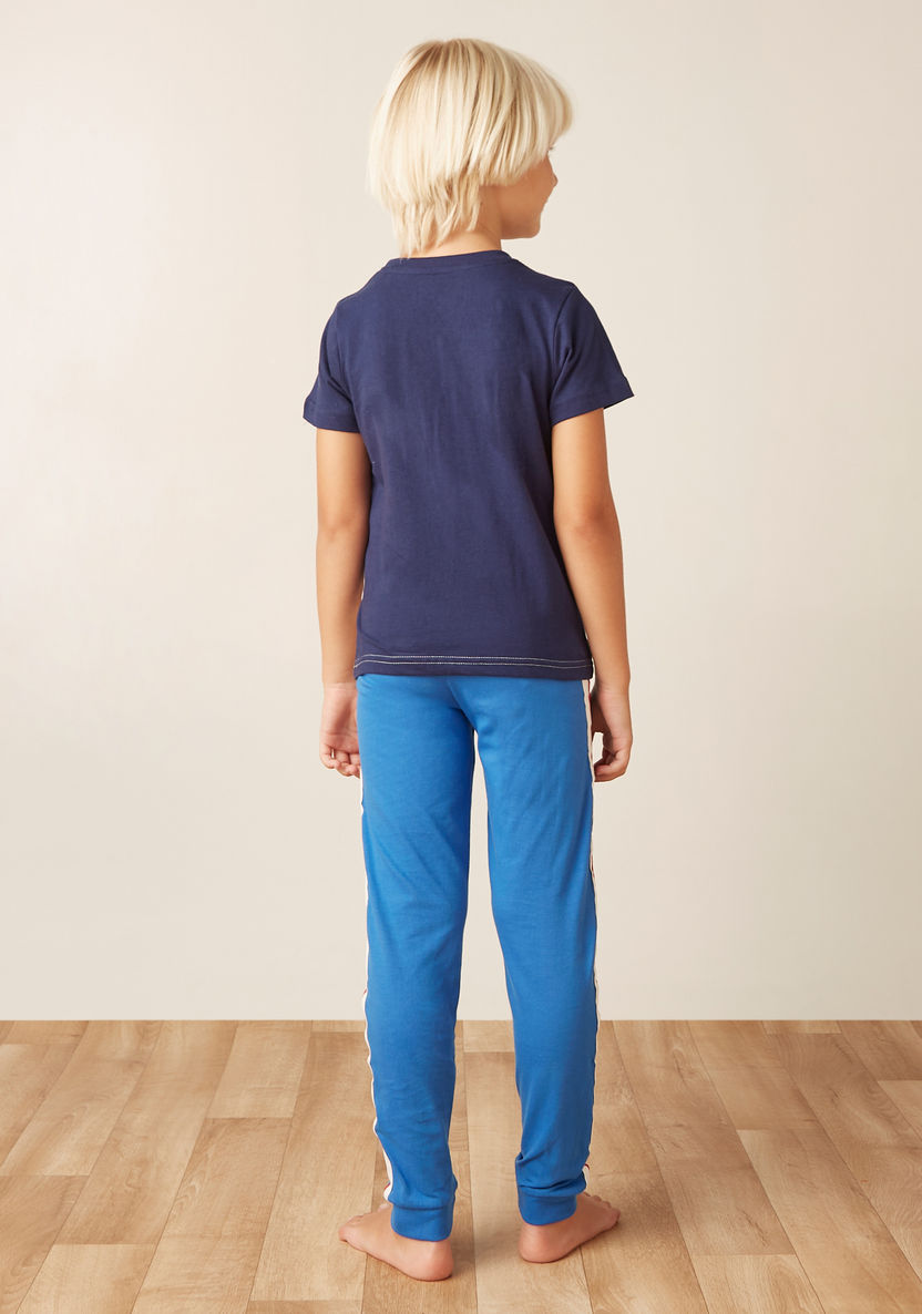 Juniors Short Sleeves T-shirt with Pyjamas - Set of 3-Nightwear-image-6