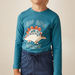 Juniors Dinosaur Print Long Sleeves T-shirt and Pyjama Set-Nightwear-thumbnailMobile-2