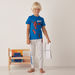 Spider-Man Print T-shirt and Pyjama - Set of 2-Pyjama Sets-thumbnailMobile-5