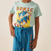 SEGA Sonic The Hedgehog Print Short Sleeves T-shirt and Pyjama Set-Nightwear-thumbnail-3