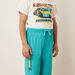 Juniors Graphic Print T-shirt and Shorts Set-Nightwear-thumbnail-3