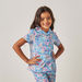 Juniors All-Over Floral Print Shirt and Pyjama Set-Pyjama Sets-thumbnail-1