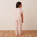 Juniors Checked Unicorn Embroidered Top and Pyjama Set-Pyjama Sets-thumbnailMobile-4
