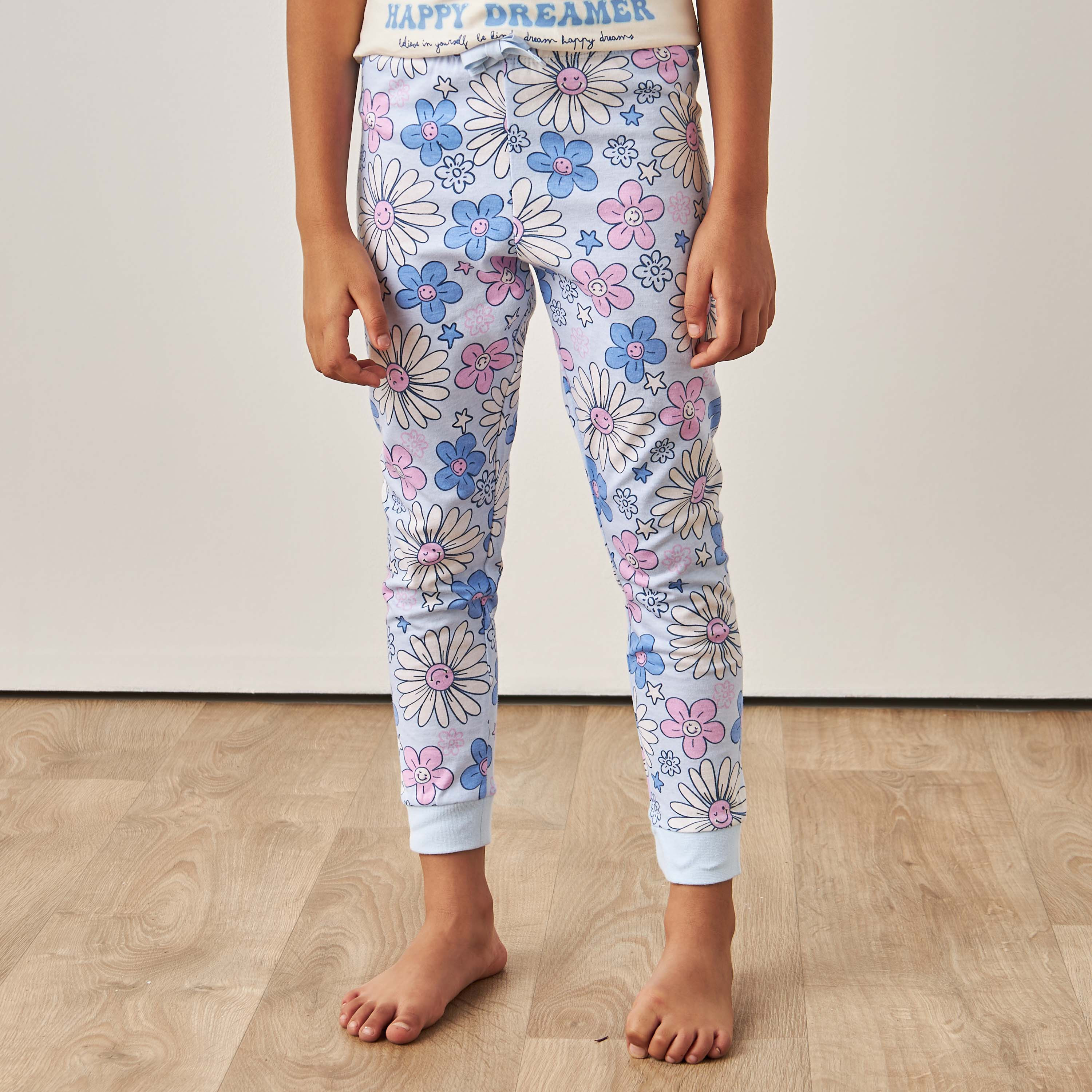 Juniors Printed T-shirts and Pyjamas - Set of 2-girls-clothing-nightwear-image-4
