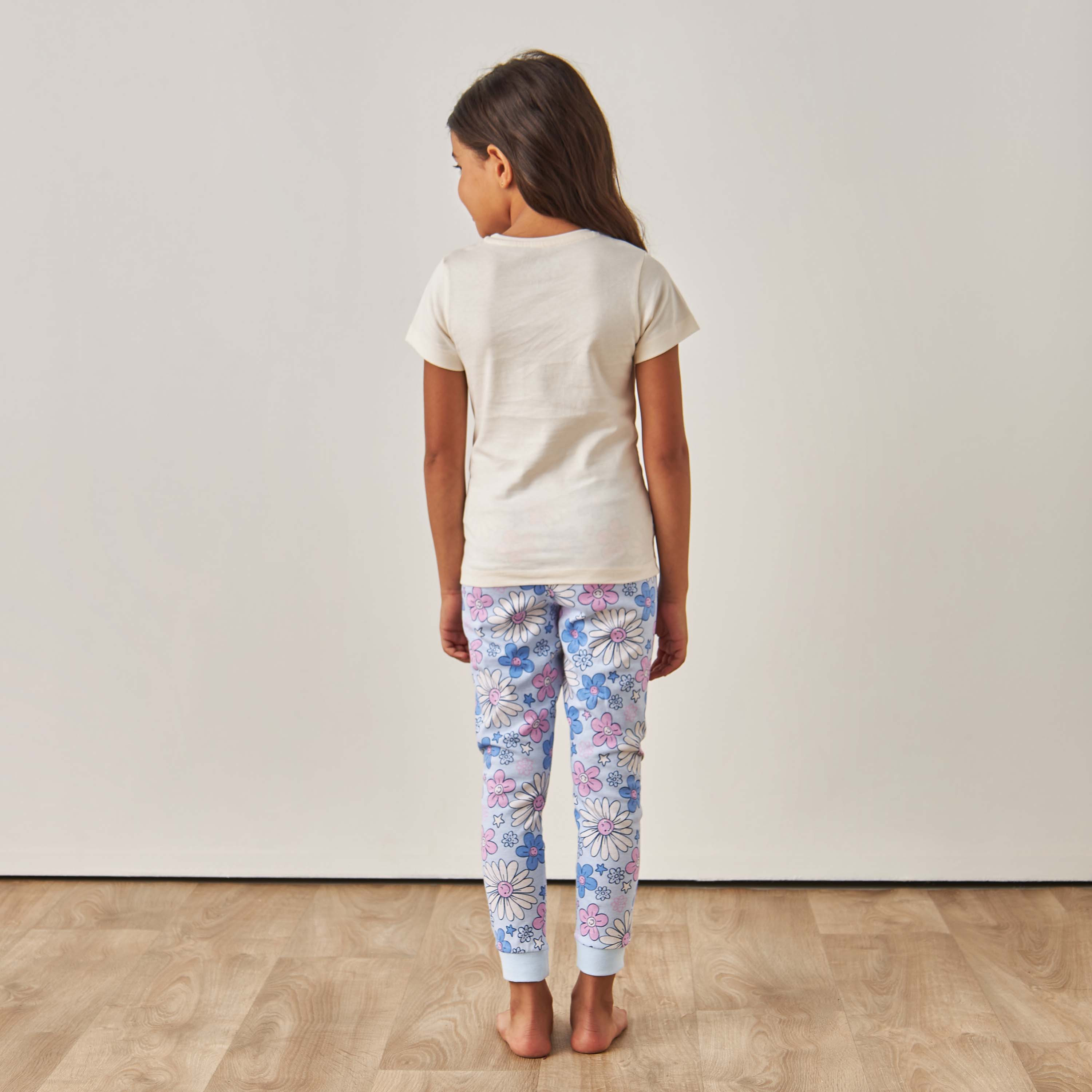Juniors Printed T-shirts and Pyjamas - Set of 2-girls-clothing-nightwear-image-6
