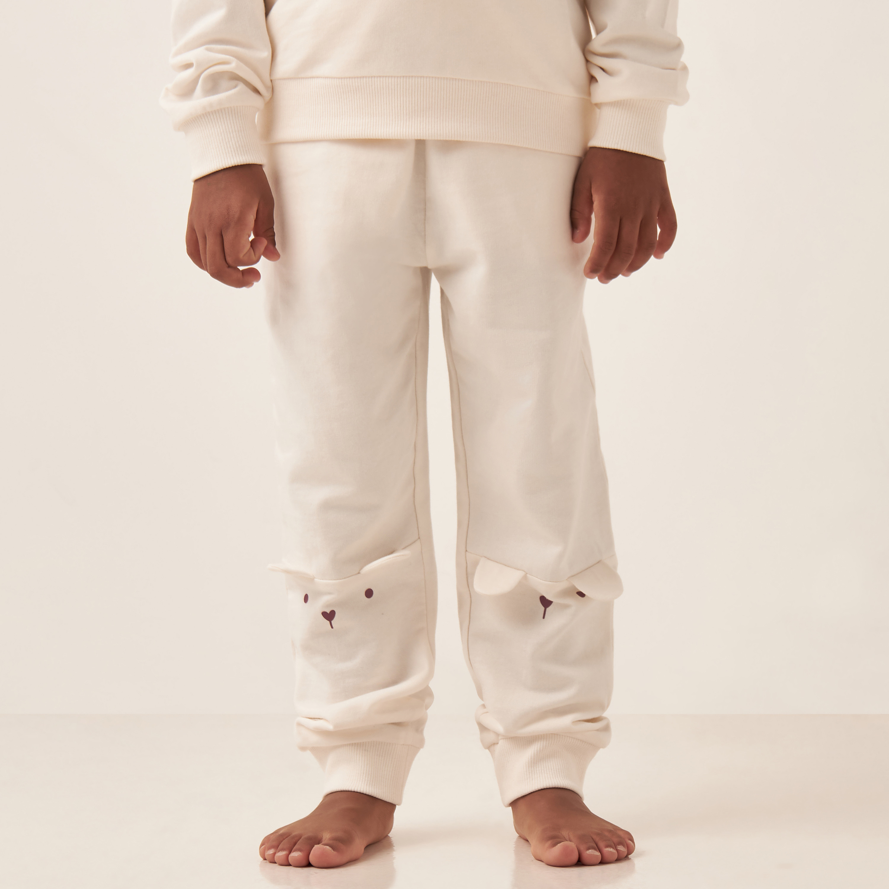 طقم بنطلون بيجاما وتيشيرت بقبعة وطبعات قطة من جونيورز-girls-clothing-nightwear-image-3