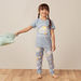 Juniors Cat Slogan Print Short Sleeves T-shirt and Elasticated Pyjama Set-Pyjama Sets-thumbnailMobile-0