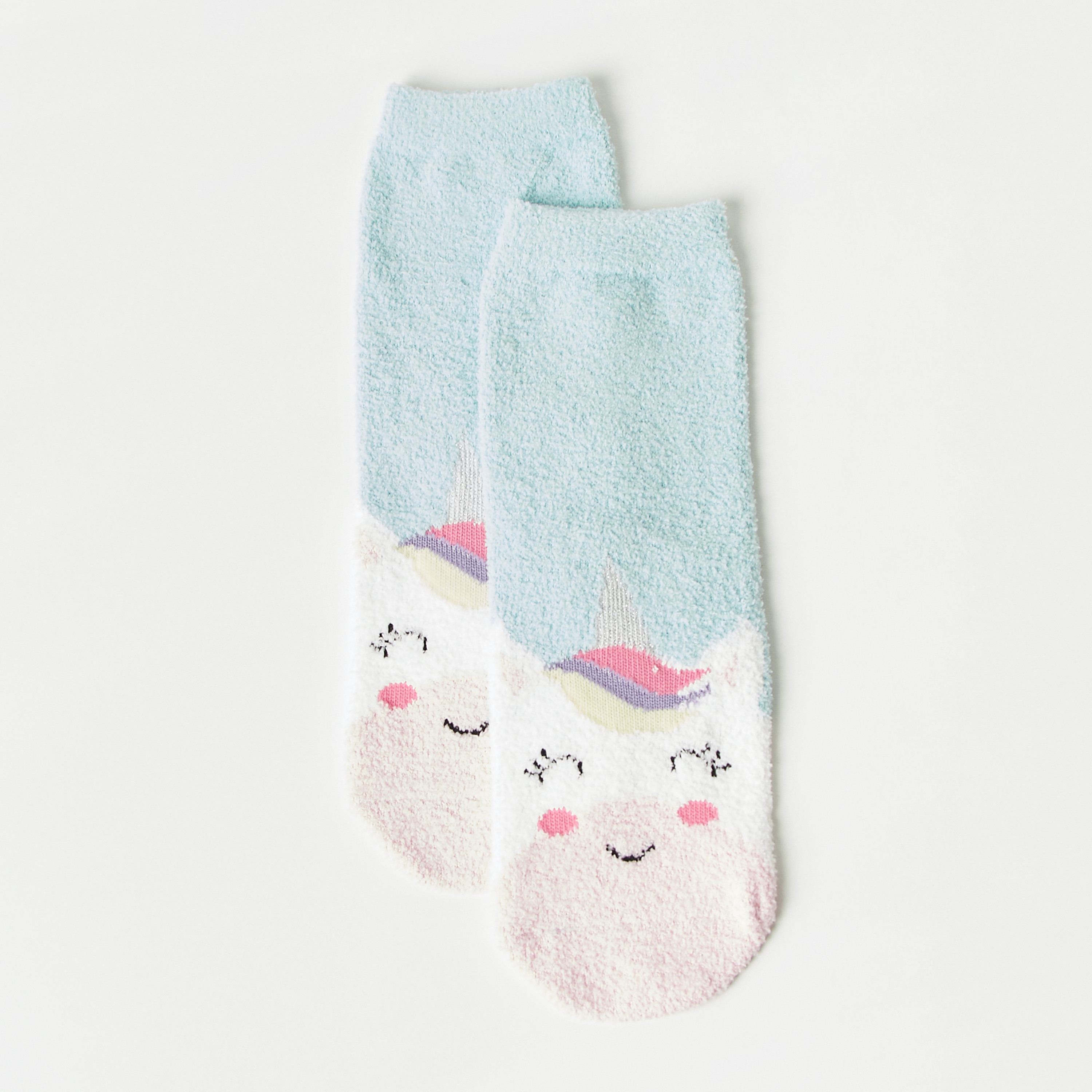 جوارب بارزة الملمس بطول الكاحل من جونيورز-girls-accessories-socks-image-1