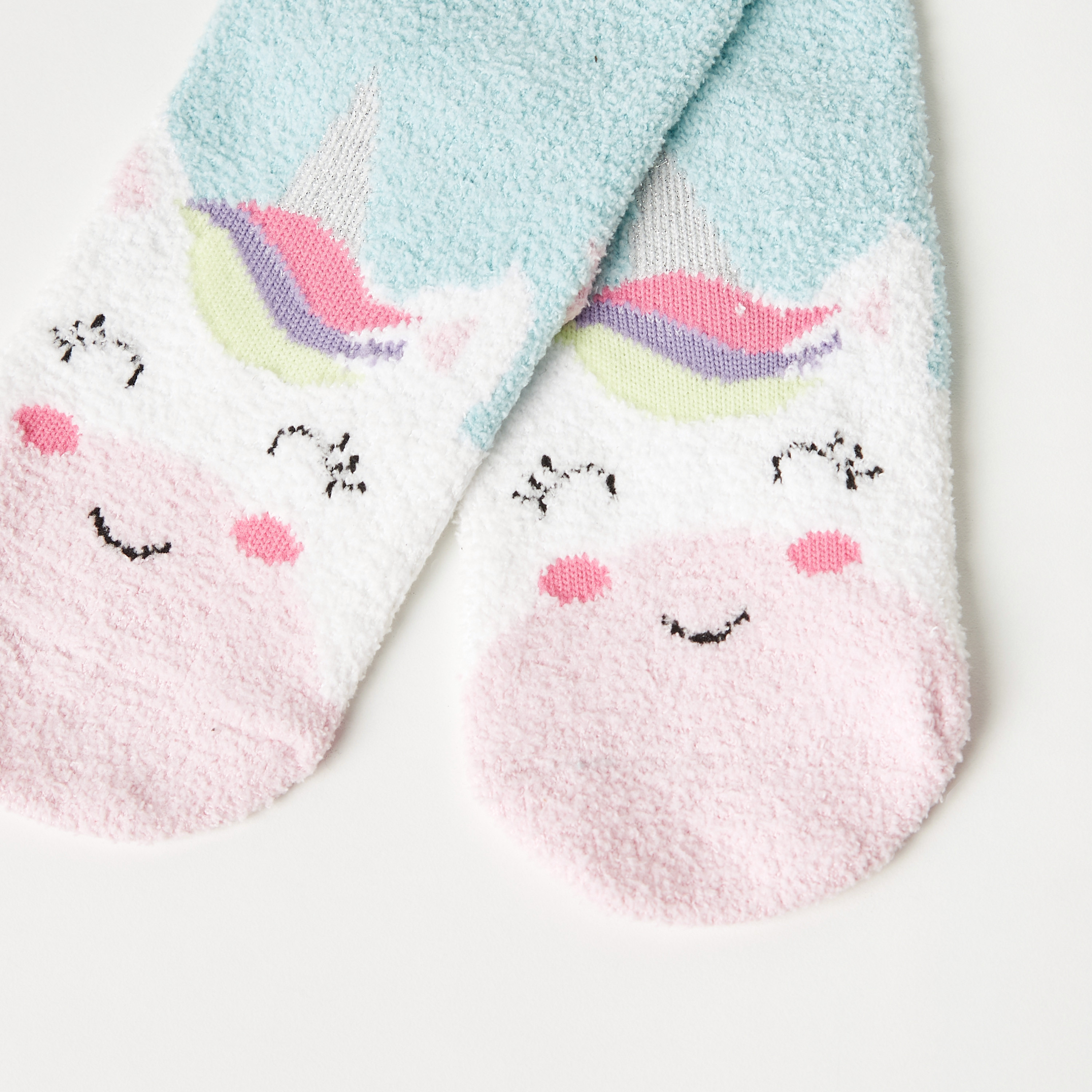 جوارب بارزة الملمس بطول الكاحل من جونيورز-girls-accessories-socks-image-2