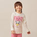 Disney Daisy Duck Print T-shirt and Pyjama - Set of 2-Pyjama Sets-thumbnail-1