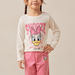 Disney Daisy Duck Print T-shirt and Pyjama - Set of 2-Pyjama Sets-thumbnail-3
