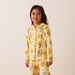 Juniors All-Over Garfield Print Long Sleeves Shirt and Pyjama Set-Nightwear-thumbnail-1