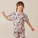All-Over Snoopy Print T-shirt and Elasticated Pyjama Set-Nightwear-thumbnail-1