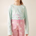 Juniors Printed Long Sleeves T-shirt and Pyjama Set-Nightwear-thumbnail-2