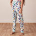 Juniors Floral Printed Short Sleeves T-shirt and Pyjama Set-Nightwear-thumbnail-2