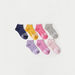 Juniors Striped Ankle Length Socks - Set of 7-Socks-thumbnail-0