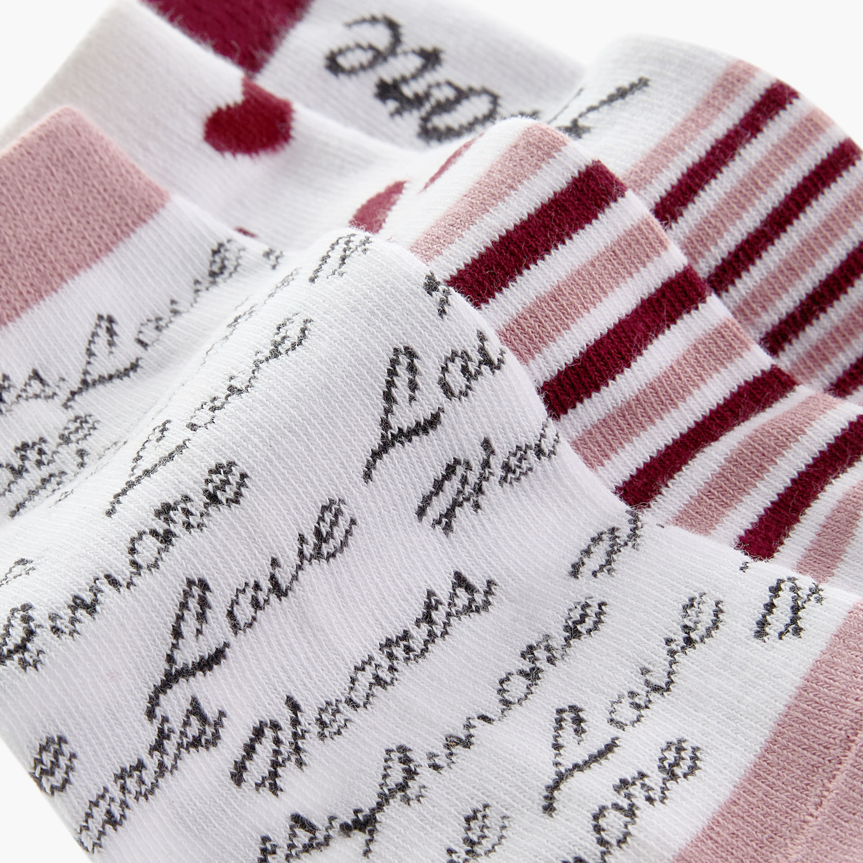 جوارب بطول الكاحل بطبعات من جونيورز – طقم من 3 أزواج-girls-accessories-socks-image-3
