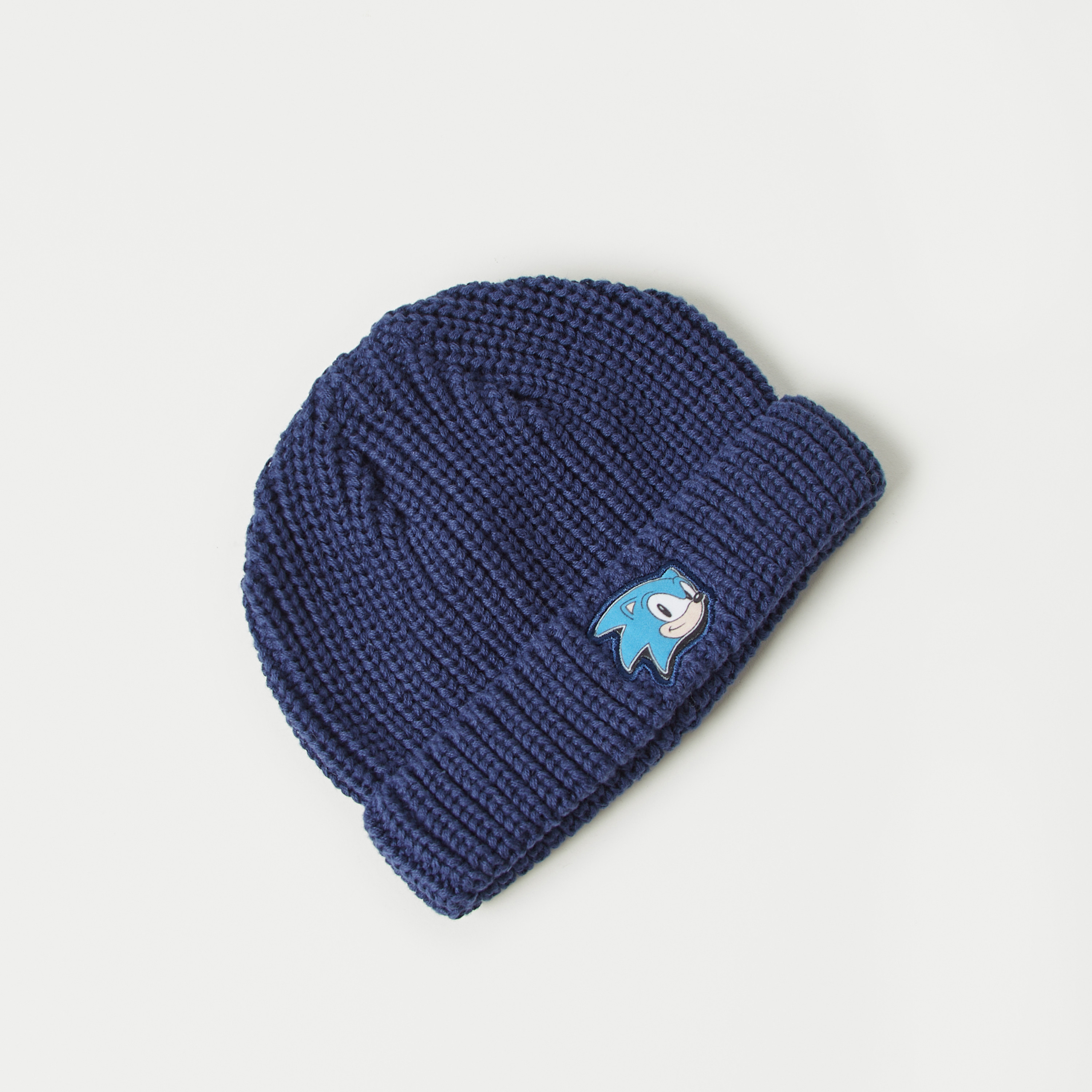 كاب بيني بتصميم سونيك بارز الملمس-boys-clothing-winterwear-winteraccessories-image-2