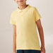 Juniors Solid Polo T-shirt with Short Sleeves-T Shirts-thumbnail-3