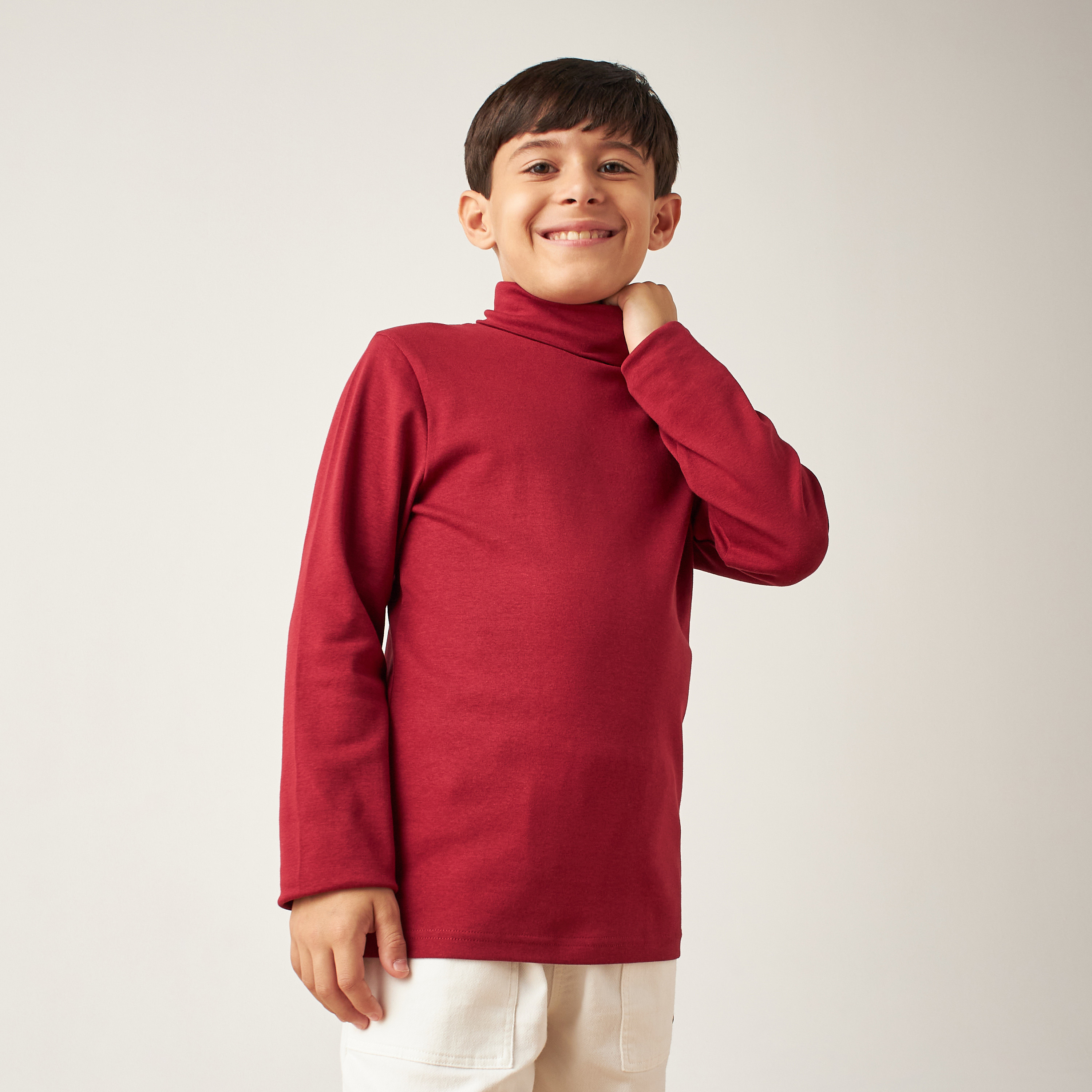 Boys red sale turtleneck