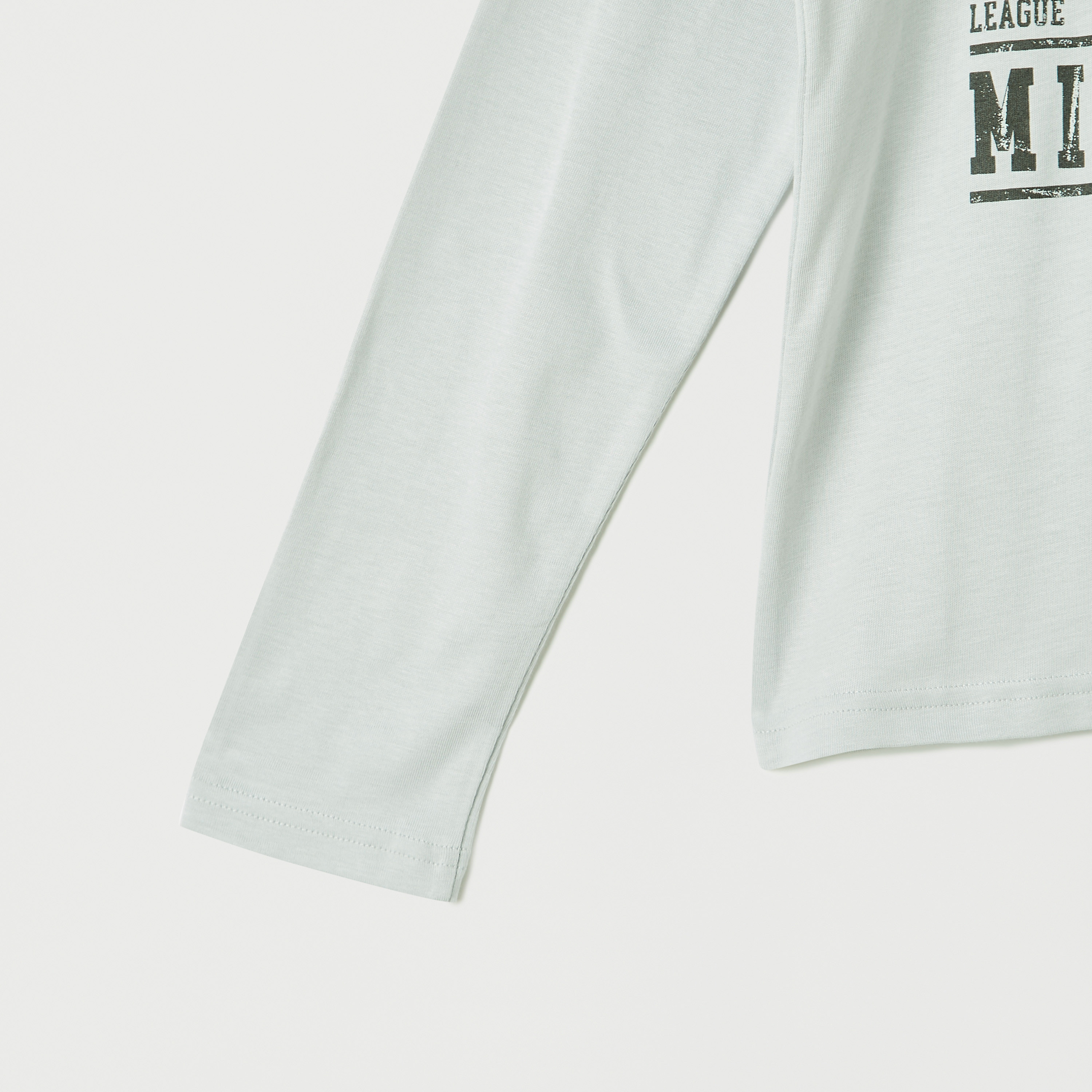 Juniors Printed Crew Neck T-shirt with Long Sleeves-boys-clothing-tshirtsandpolos-image-3