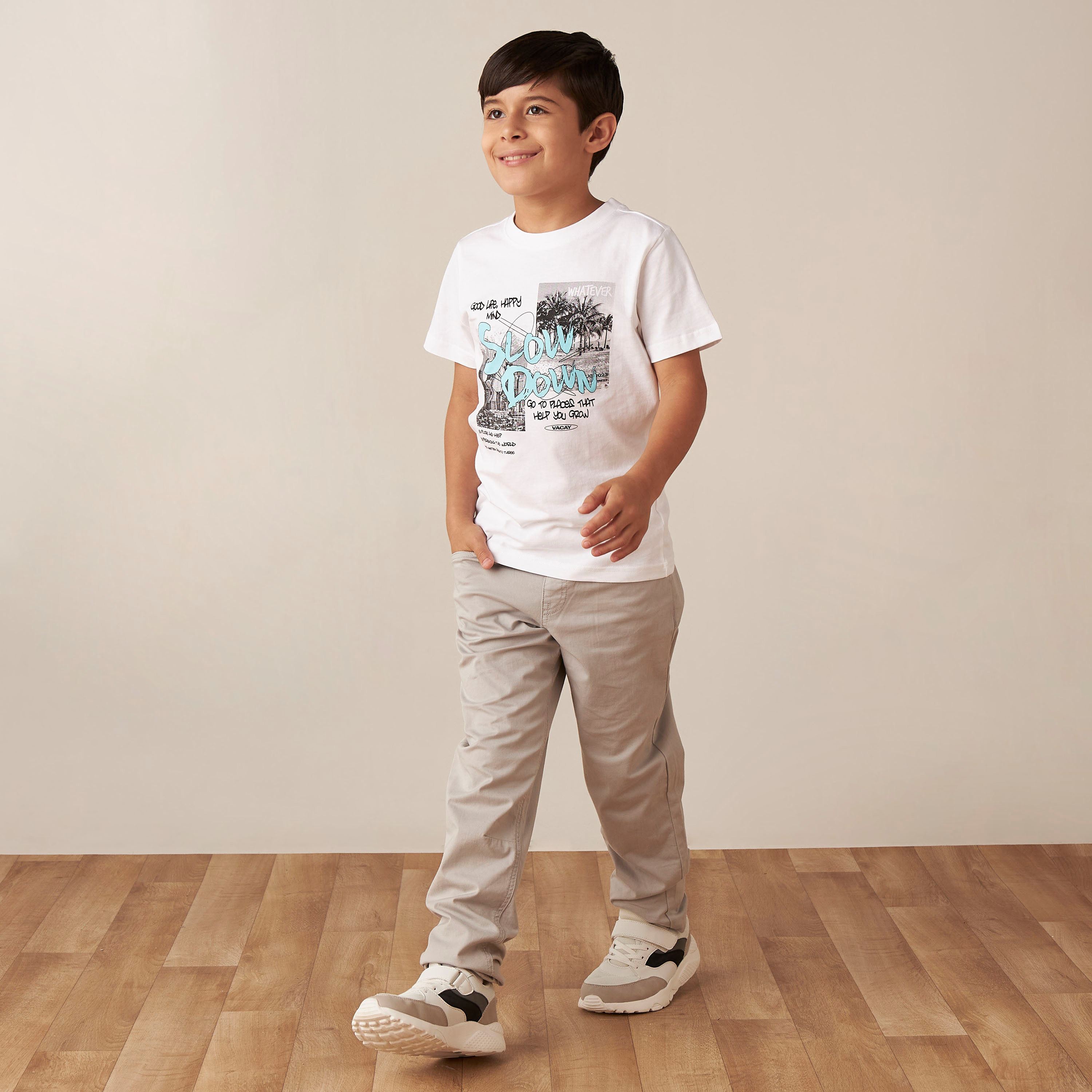 Juniors Printed Crew Neck T-shirt-boys-clothing-tshirtsandpolos-image-2
