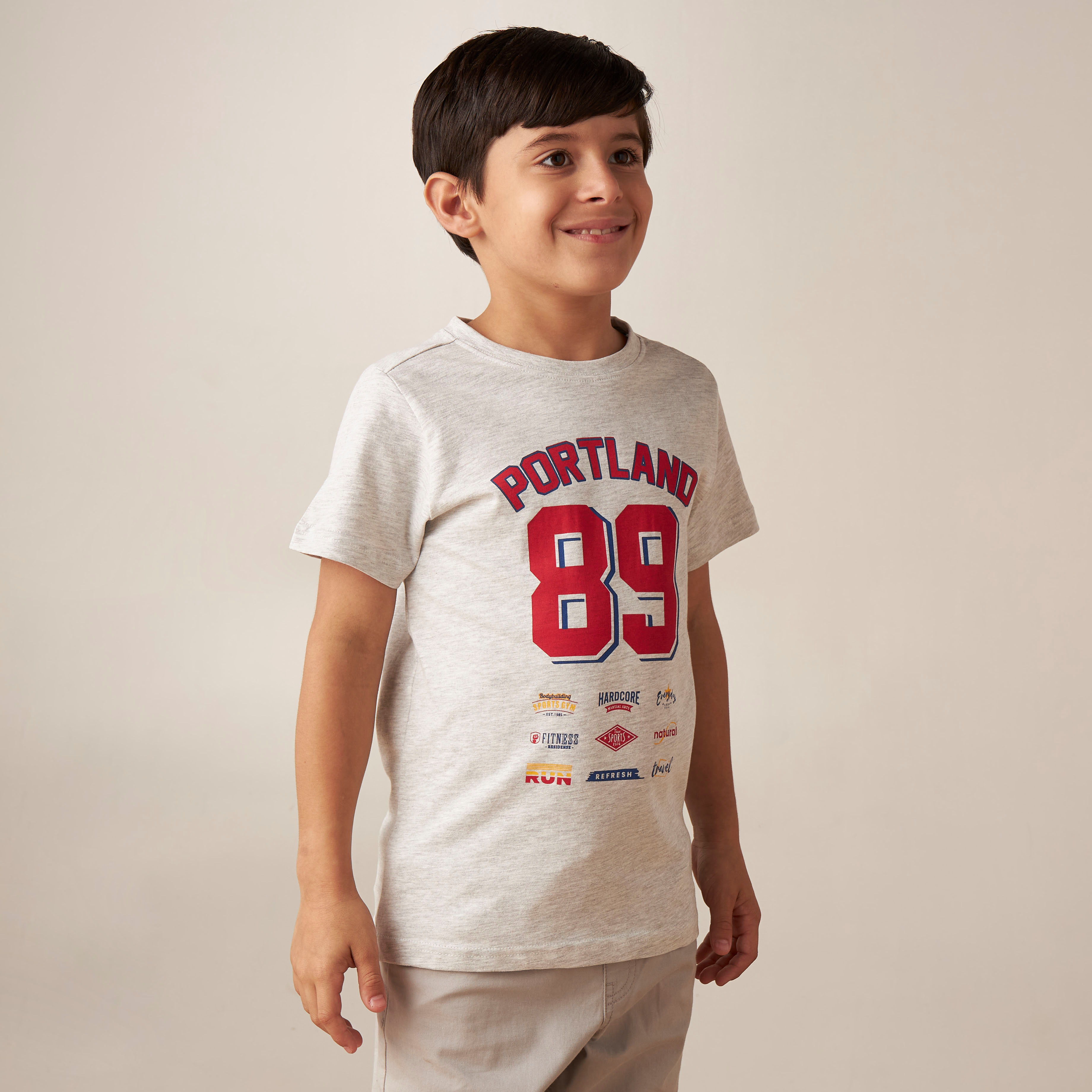 Juniors Printed Crew Neck T-shirt-boys-clothing-tshirtsandpolos-image-1