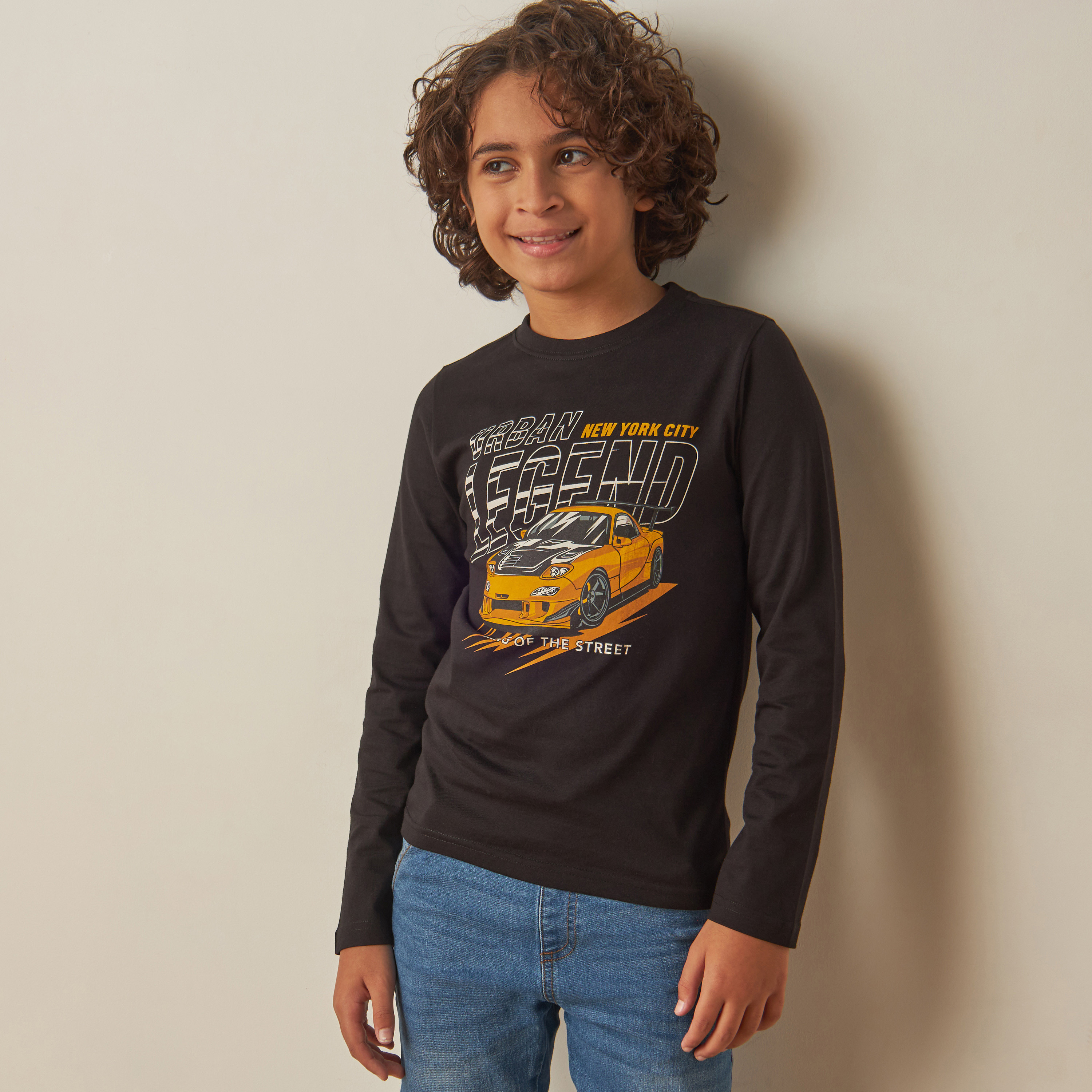 Black long sleeve outlet shirt juniors