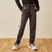 Juniors Panelled Joggers with Drawstring Closure and Pockets-Joggers-thumbnailMobile-0