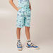 Juniors All-Over Graphic Print Shorts with Elasticated Drawstring Closure-Shorts-thumbnailMobile-0