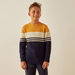 Juniors Colourblock Pullover with Crew Neck and Long Sleeves-Sweatshirts-thumbnailMobile-0