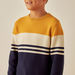 Juniors Colourblock Pullover with Crew Neck and Long Sleeves-Sweatshirts-thumbnail-3